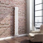 NEW (MC102) 1600x228mm Gloss White Single Flat Panel Vertical Radiator 1600x228mm. RRP £219.99...