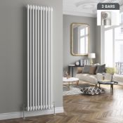 New & Boxed 1800X473mm White Triple Panel Vertical Colosseum Traditional Radiator. Rrp £574.99...