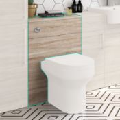 New (P73) Perla Davos Oak 600mm Floor Standing Wc Unit. Rrp £248.99. Product Height (mm): 870....