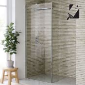 NEW (K363) ) 800x300mm - 8mm - Premium EasyClean Wetroom Panel & Return Panel. RRP £474.98.8mm...