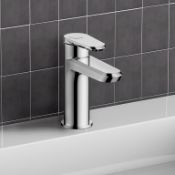 New (P99) Berrow 1 Lever Chrome-Plated Contemporary Basin Mono Mixer Tap Water Saving - Feature...