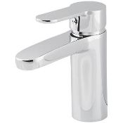 New (P137) Lecci 1 Lever Chrome-Plated Contemporary Basin Mono Mixer Tap This Contemporary Styl...