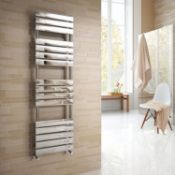 NEW 1600x450mm Chrome Straight Towel Radiator Ladder Modern Bathroom. RF1600450.Constructed fr...