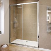 New & Boxed Twfords 1700Mm - 6Mm - Elements Sliding Shower Door. Rrp £499.99.6Mm Safety Glass...