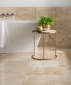 NEW 8.52m2 Hama Beige Wall and Floor Tiles. 450x450mm per tile, 10mm thick. Initially ceramic f...