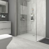 NEW 10.8m2 Killington Light Grey Matt Marble effect Ceramic Floor tile. Room use: Any room, ex...