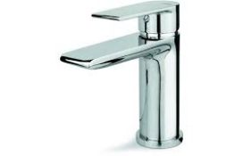 NEW (Q182) Vema Timea CHROME Basin Mixer. RRP £282.99. Dimensions: H 150 x W 42 x D 146mm Hig...