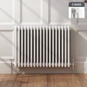 (O160) 600X812mm White Triple Panel Horizontal Colosseum Radiator. Rrp £409.99.For An Elegant ...