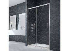 New (S171) 1200mm Merlyn 8mm Sliding Shower Door. 1900mm 8mm Toughened Glass Concealed Fi x i...