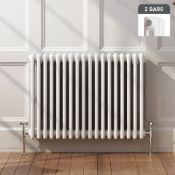 New (D125) 600 x 812mm White Double Panel Horizontal Colosseum Radiator. RRP £409.99.For An E...