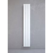 New (S190) Kudo x Alulite Flat Aluminium Radiator 1800 x 280mm White 2337BTU. RRP £292.99. Co...
