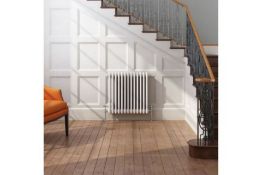 New 600x603mm White Double Panel Horizontal Colosseum Traditional Radiator. RRP £395.99 Each.F...