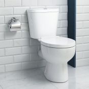 New Quartz Close Coupled Toilet.. We Love This Because It Is Simply Great Value! Made From Whit...