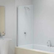 New (U210) 1500x800mm Fixed Panel Bath Screen.