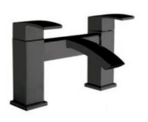 New (U93) Descent Bath Filler Matt Black. High Quality Design And Build Colour/Finish - Matt B...