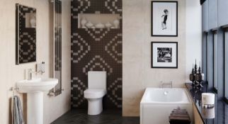 New & Boxed Lauruc Close Coupled Wc Inc Soft Close Toilet Seat. Rrp £495.00. Close Coupled Wc ...