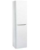 New (U70) Bella Gloss White Wall Hung Tall Boy Storage Unit. Rrp £489.95. Height 1500mm W...
