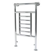 New (W115) Towel Radiator 914 x 535mm Chrome 676BTU. RRP £440.99. Traditional Victorian Chrom...