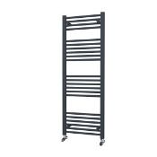 New (U223) 1420x500mm Square Ladder Anthracite Ladder Towel Rail.