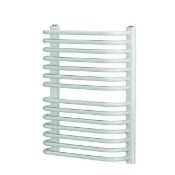 New (Ad193) Blyss Lilium White Curved D Bar Towel Warmer (H)600mm (W)500mm. A Great Towel Warme...