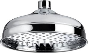 New (Y78) Traditional 200mm Round Shower Head.