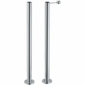 New (Y165) Rigid Standpipes Bath Tap Legs Pair A Pair Of Quality Freestanding Bath Standpipes, ...