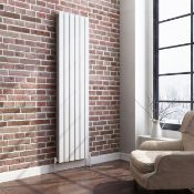 New & Boxed 1800x360mm Gloss White Single Flat Panel Vertical Radiator. RRP £309.99.We Love T...