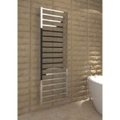 New (Z162) Paco Designer Towel Radiator 1500 x 500mm Chrome 1131BTU. High Quality, Chrome Strai...