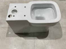 NEW (H184) Senna Shredded Close coupled Pan, Approx 500x430mm, Cistern and Seat not included.