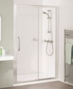 New (Z194) 1200mm Semi Framed Sliding Shower Door 8mm. RRP £562.99.This 1200mm Wide Slidin...