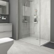 New 10.8m2 Killington Light Grey Matt Marble Effect Ceramic Floor Tile. Room Use: Any Room, Exc...