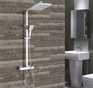 New (Z69) Square Cool Touch Thermostatic Riser Shower RRP £359.99) The Sy-Vm108-N Square Cool ...