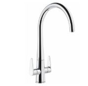 New (Y187) Abode, Coniq, R Monobloc Dual Lever Kitchen Tap. RRP £255.00.