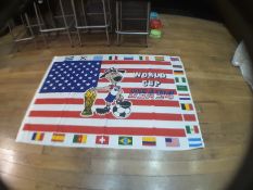 Fifa World Cup Usa 94 Coca Cola Vintage Flag