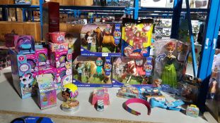 28 Items : To Include 11 X Ravel Tales, 3 X Spirit Riding Free, 1 X Disney Frozen Singing Anna, 1