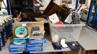 (R8C) To Include 22 X XK-2018 World Time Alarm Calendar Desktop Calculator & Contents Of Box (Mixe