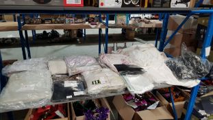 (R4L) Approx. 15 Dorma / Dunelm Mill Bedding Items To Include Kingsize Luxurious Woven Damask Jacqua