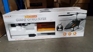 (R8E) 3 X Alloy Structure Giant Gyro Flyer RC Helicopter