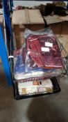 (R4M) 8 Items : Mixed Dunelm Curtains To Include Cuba Red, Pico Blue, Oslo Spice & Thermal Lined Ey