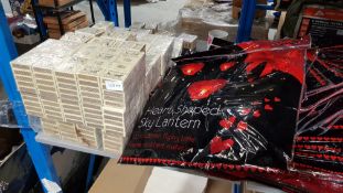 (R8A) Approx. 700 X Horse & Cart Safety Matches & 45 X Global Gizmos Heart Shaped Sky Lantern. Up To
