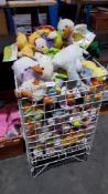 (R9I) Contents Of Cage : A Quantity Of Mixed Easter Friends Soft Toys To Include Duck With Egg, She