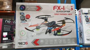(R10E) 2 X Red5 FX-145 V2 Quadcopter FPV
