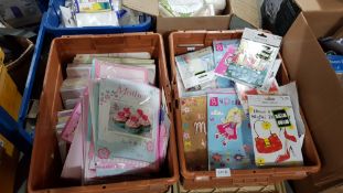 (R4G) Contents Of 2 Boxes Ð A Quantity Of Mixed Style MotherÕs Day Cards (New / Sealed)
