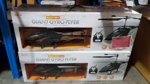 (R9H) 4 X Alloy Structure Giant Gyro Flyer RC Helicopter