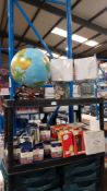 (R4I) Approx. 47 Items : 1 X Light Up Globe & 2 X Mirror Square Desk Lamps, 16 X Home Etc Safe Tin,