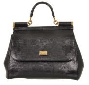 Dolce & Gabbana - Iguana Print Sicilly Medium Hand ve Shoulder Bag