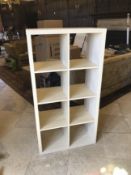 Light Wood Book Shelves Unit