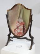 Antique Georgian Mahogany Toilet Mirror