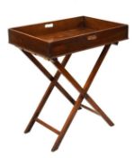 Butlers tray on folding stand