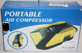 BOXED PORTABLE AIR COMPRESSOR RRP £30.00